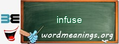 WordMeaning blackboard for infuse